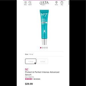 (3) No7 Protect & Perfect Intense Advanced Serum